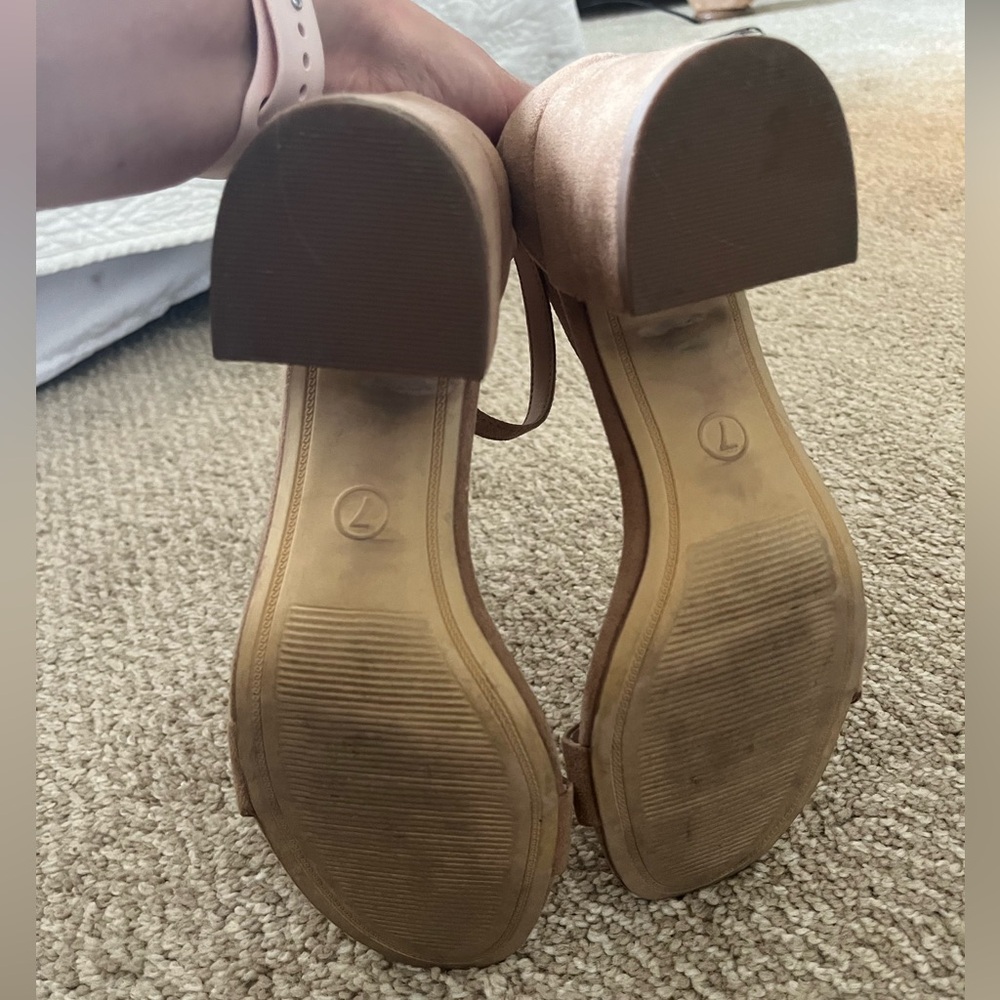 Target Tan Block Heels - Picture 3 of 3